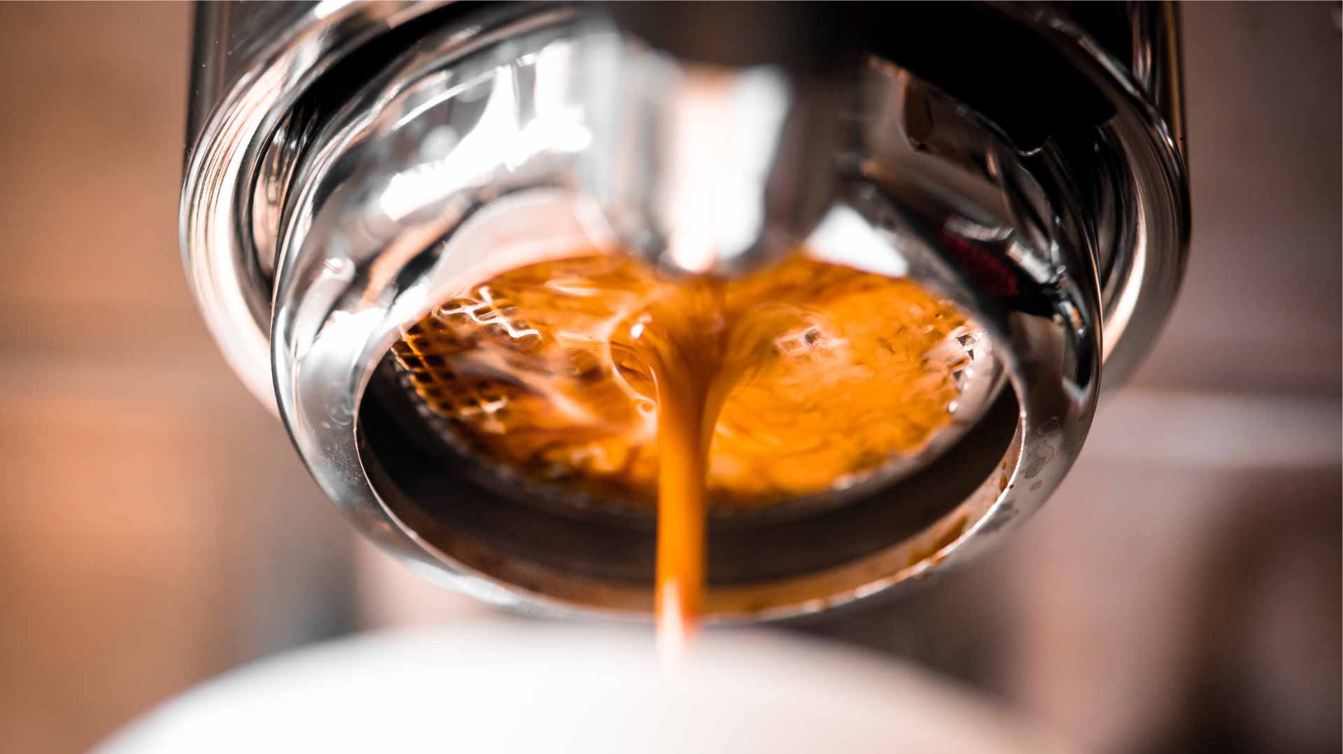Fresh Specialty Coffee Espresso Extraction. How To Make Perfect Specialty Espresso At Home Making espresso in open portafilter. Closeup. Guide how to make the best specialty coffee espresso at home. Web shop for the best coffee water or brewing water.
