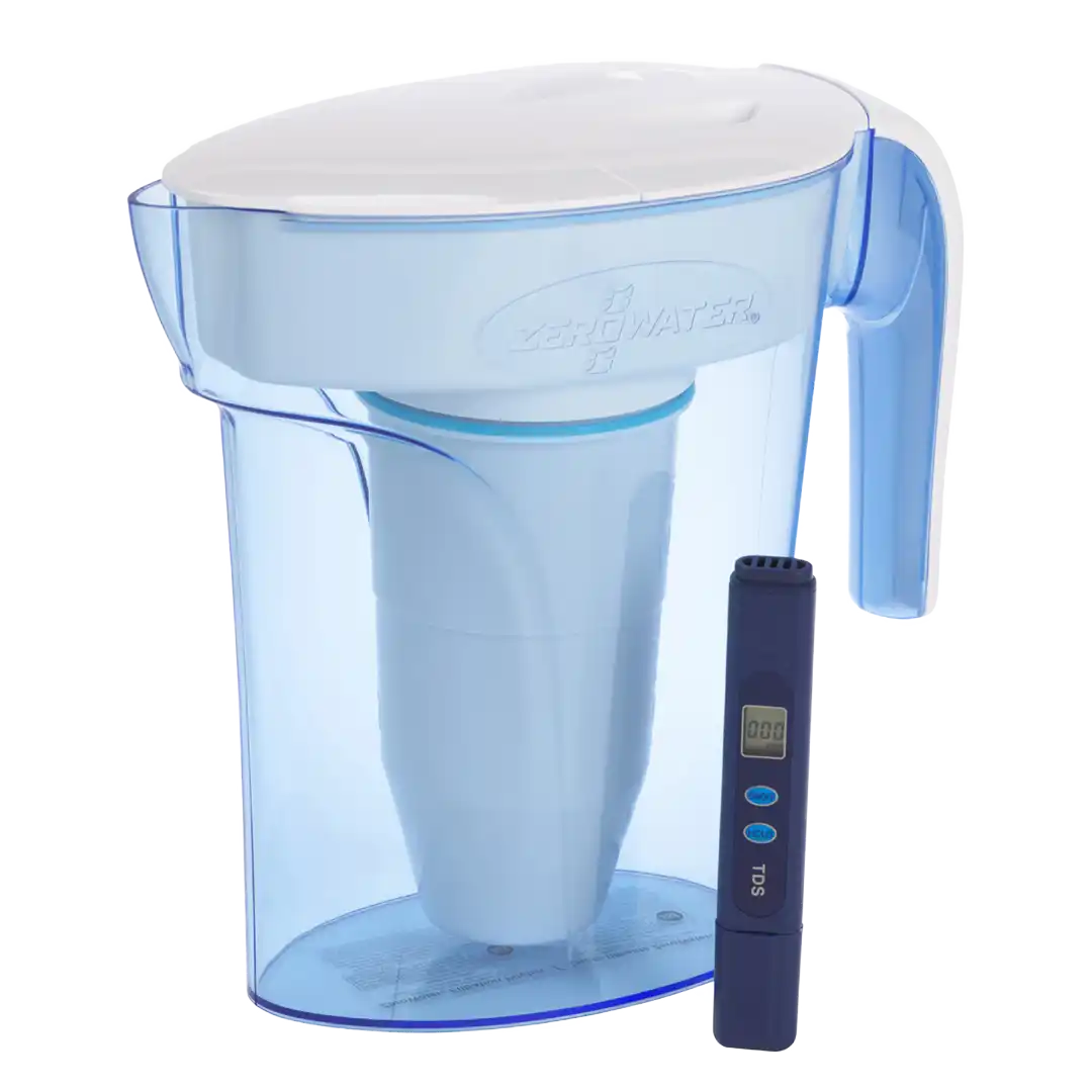 A classic ZeroWater jug that turns tap water into food-grade drinkable demineralized water quickly and easily. Very safe method and very cheap too. Buy now in our web shop store. Perfect for coffee and tea water.