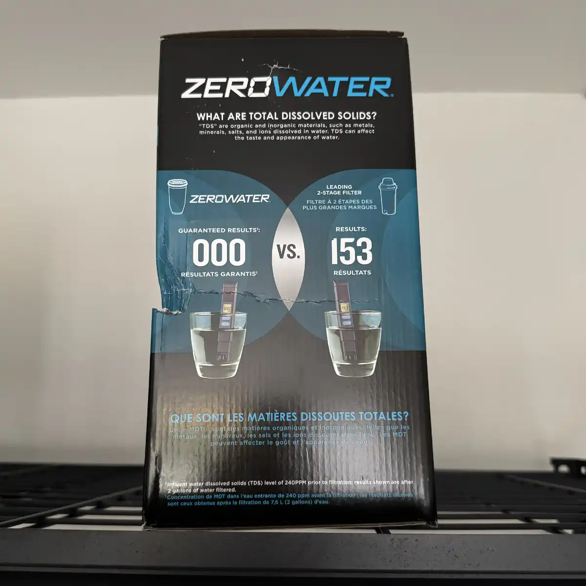 ZeroWater Filter Jug - Classic 2,4L (new, damaged box) - Image 2